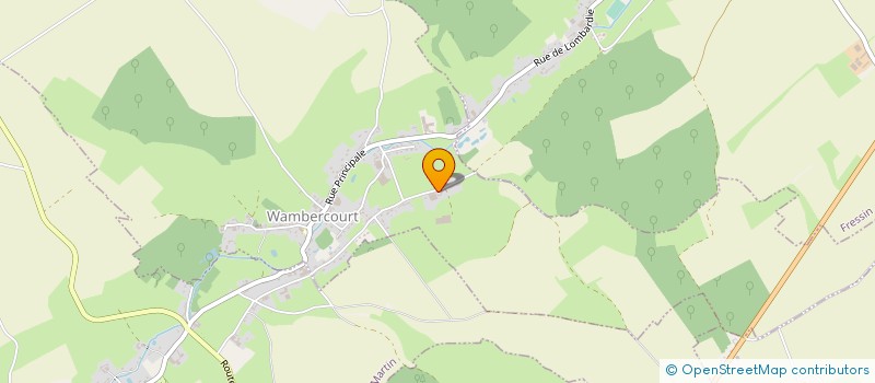 localisation de l'entreprise POCHOLLE THERON  WAMBERCOURT