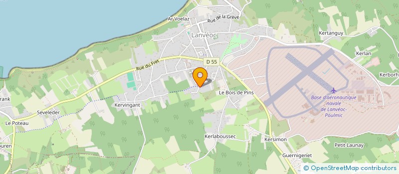 localisation de l'entreprise POCHOSEV  LANVEOC