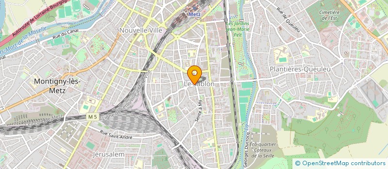 localisation de l'entreprise POCHTECARS  METZ