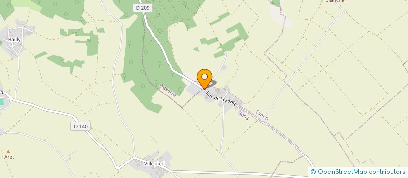 localisation de l'entreprise POCIAN  ESNON