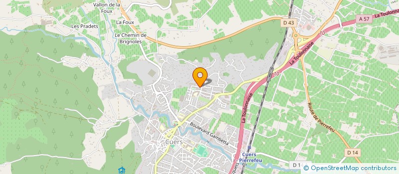 localisation de l'entreprise POCK  CUERS