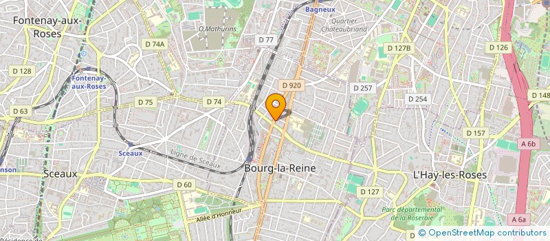 localisation de l'entreprise POCKET CALL à BOURG-LA-REINE