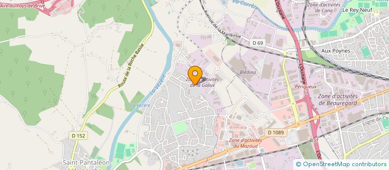 localisation de l'entreprise POCKET LUGON TEAM  SAINT-PANTALEON-DE-LARCHE