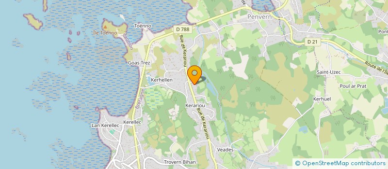 localisation de l'entreprise POCLEMAR à TREBEURDEN