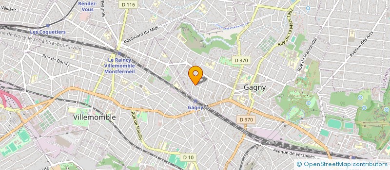 localisation de l'entreprise POCLEX à GAGNY