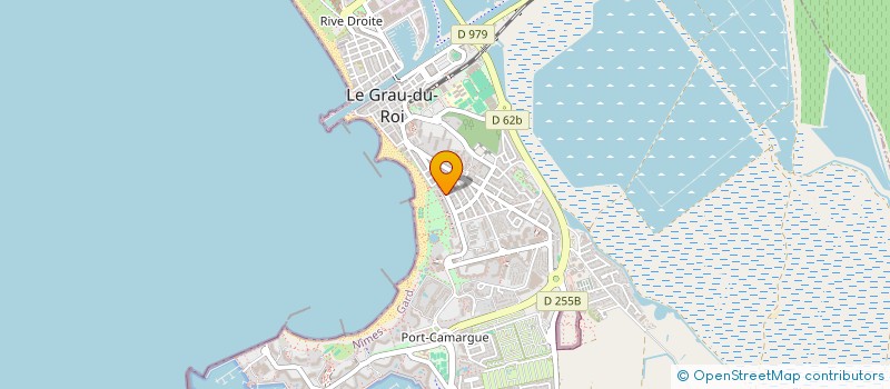 localisation de l'entreprise POCRAM  LE GRAU-DU-ROI