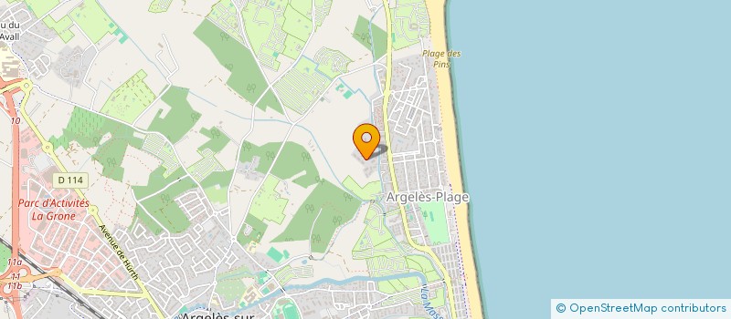 localisation de l'entreprise POD à ARGELES SUR MER