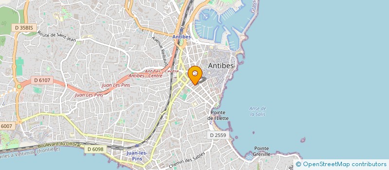 localisation de l'entreprise POD à ANTIBES