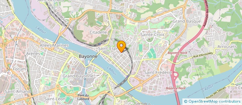 localisation de l'entreprise POD à BAYONNE