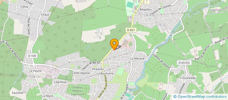 localisation de l'entreprise POD CONSEIL  LEOGNAN