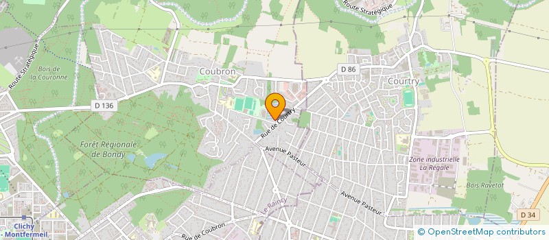 localisation de l'entreprise PODAC  COUBRON