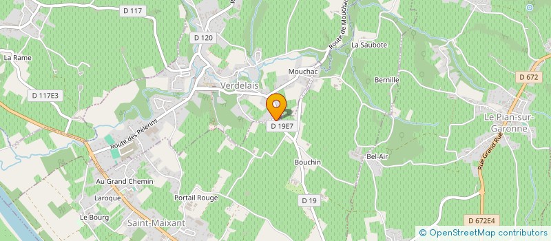 localisation de l'entreprise PODAL  VERDELAIS