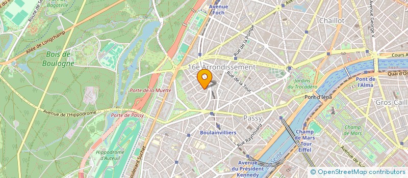 localisation de l'entreprise PODALIRE à PARIS