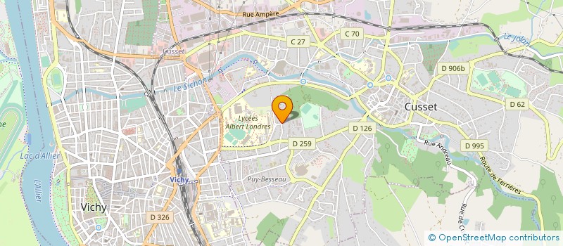 localisation de l'entreprise PODARNO à CUSSET