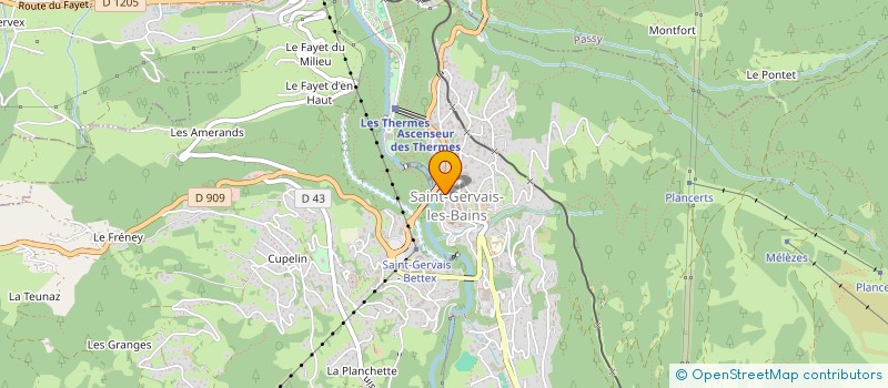 localisation de l'entreprise PODE  SAINT-GERVAIS-LES-BAINS
