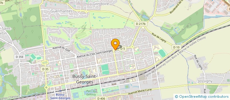 localisation de l'entreprise PODEROSA  BUSSY-SAINT-GEORGES