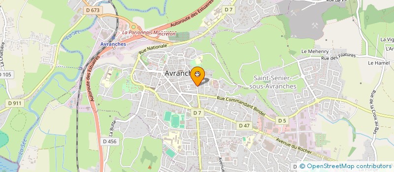 localisation de l'entreprise PODICA à AVRANCHES