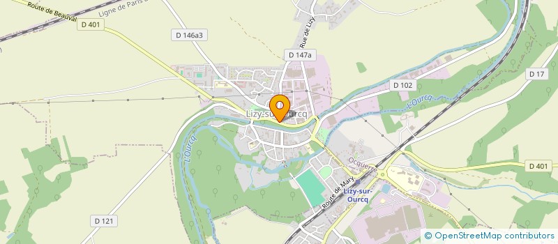 localisation de l'entreprise PODILIZE  LIZY-SUR-OURCQ