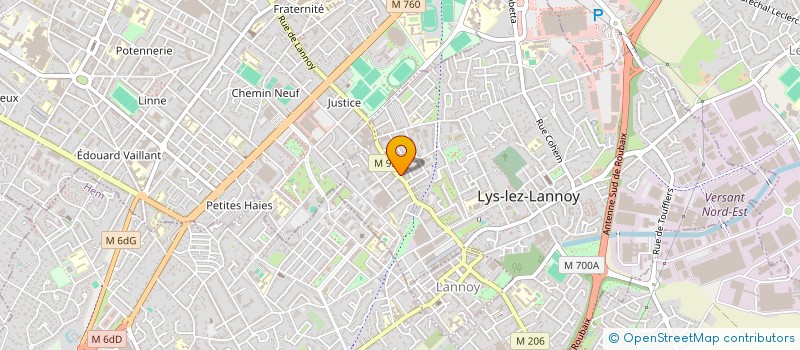 localisation de l'entreprise PODIM à LYS-LEZ-LANNOY
