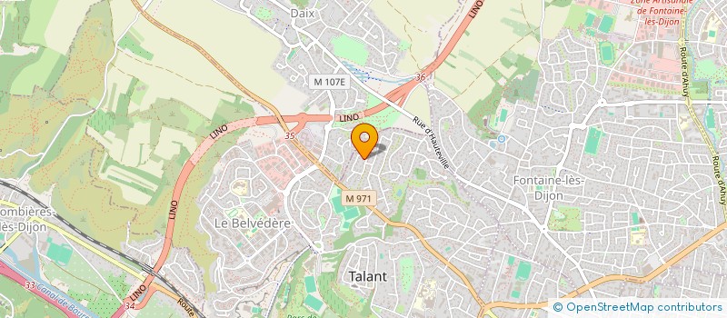 localisation de l'entreprise PODINNOV à TALANT