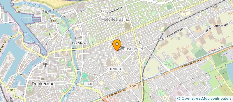 localisation de l'entreprise PODISSIMO  DUNKERQUE