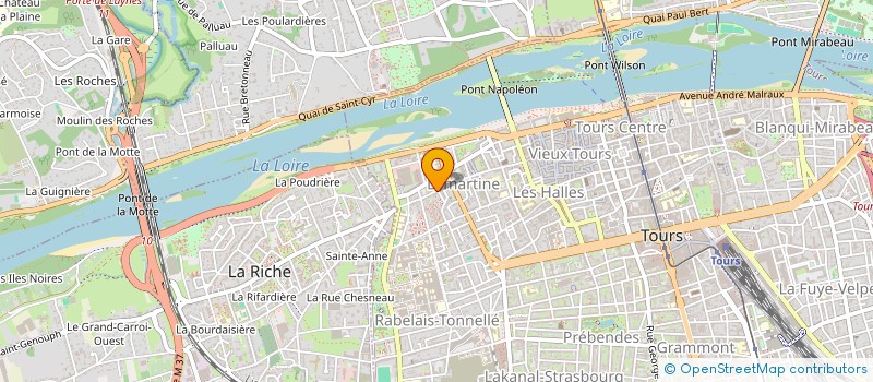 localisation de l'entreprise PODIUM 37 à TOURS