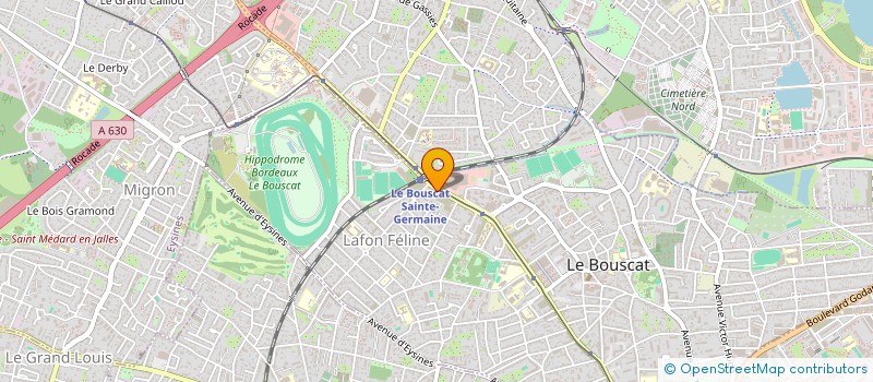 localisation de l'entreprise PODIUM EMS à LE BOUSCAT