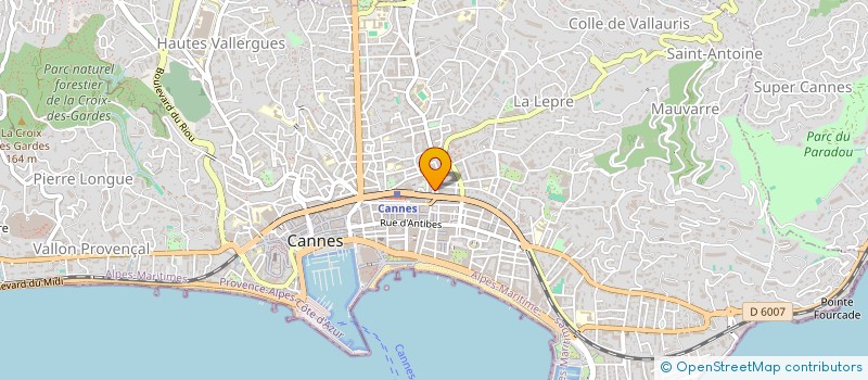 localisation de l'entreprise PODIUM MUSIC FRANCE PRODUCTIONS  CANNES