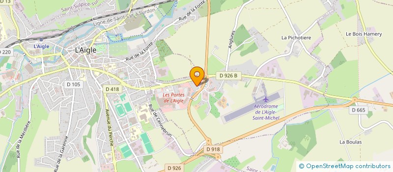 localisation de l'entreprise PODIUM PLUS à SAINT-SULPICE-SUR-RISLE