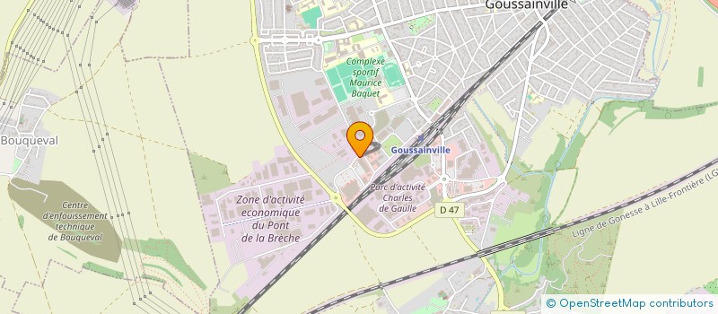 localisation de l'entreprise PODIUM SPORT à AULNAY-SOUS-BOIS