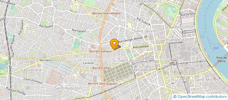 localisation de l'entreprise PODIUMS à BORDEAUX
