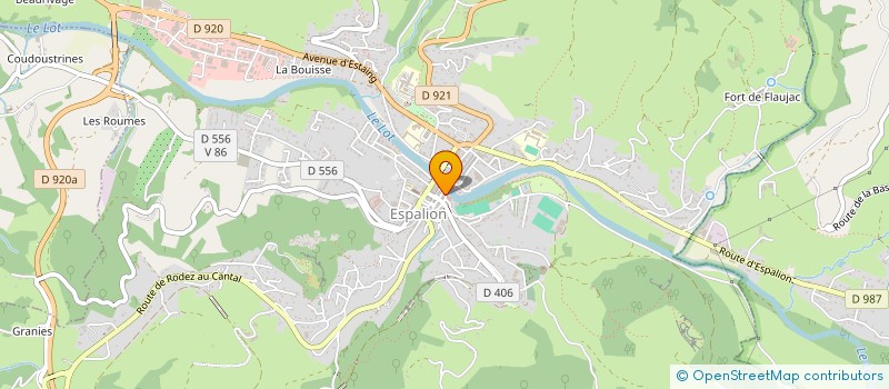 localisation de l'entreprise PODJO  ESPALION