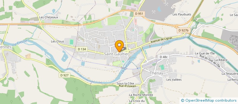 localisation de l'entreprise PODO-LOGIS à SAINT-GAULTIER
