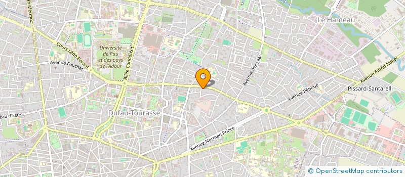 localisation de l'entreprise PODO PAU PYRENEES à PAU