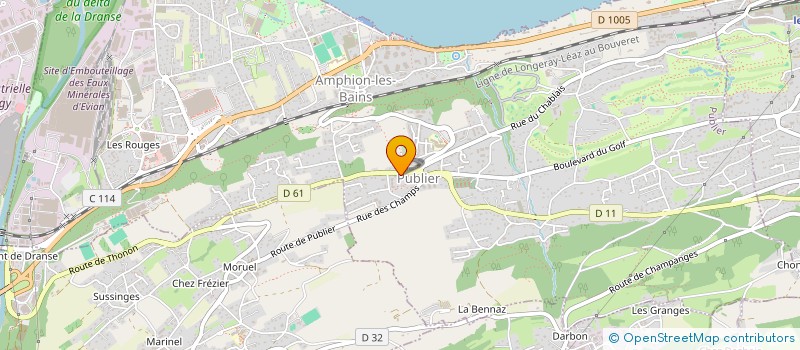 localisation de l'entreprise PODO-PEDI  PUBLIER