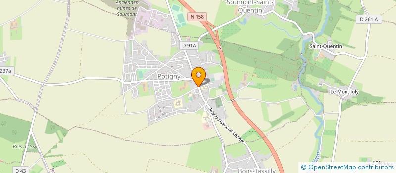 localisation de l'entreprise PODO-POTIGNY  POTIGNY