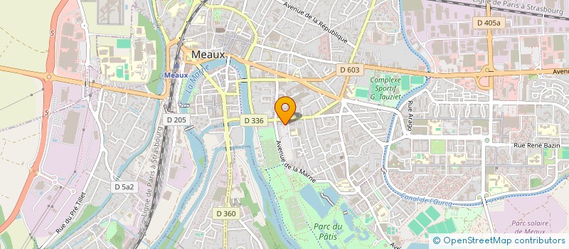 localisation de l'entreprise PODO PROTECH à MEAUX