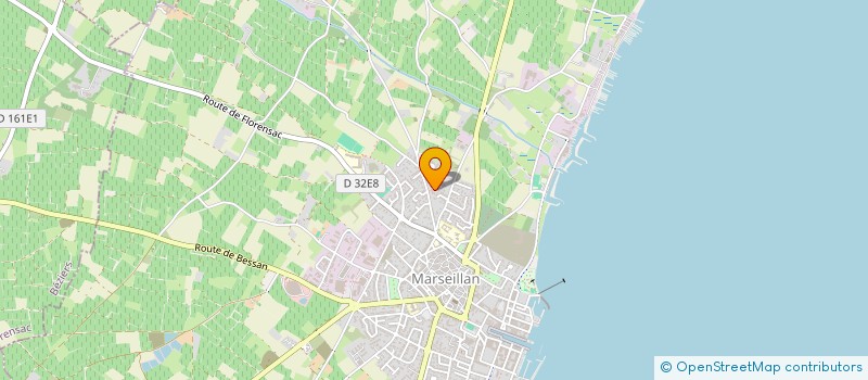 localisation de l'entreprise PODOC à MARSEILLAN