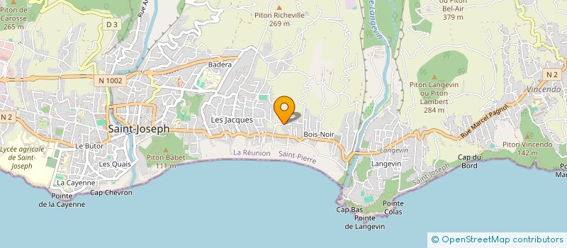 localisation de l'entreprise PODOCAN à SAINT-JOSEPH
