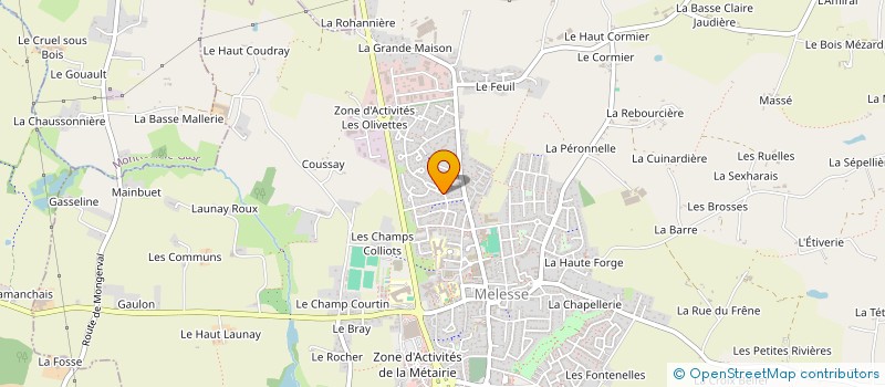 localisation de l'entreprise PODODURAND  MELESSE