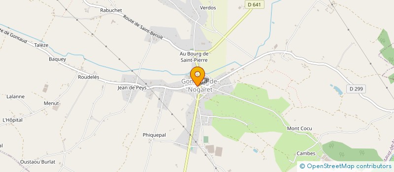 localisation de l'entreprise PODOGONTAUD  GONTAUD-DE-NOGARET
