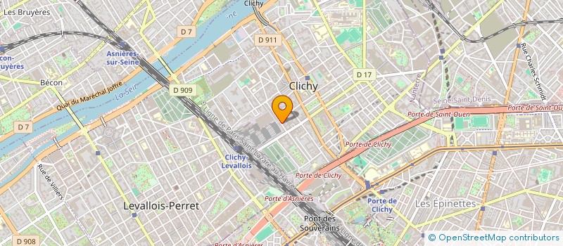 localisation de l'entreprise PODOKASH à CLICHY