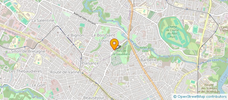 localisation de l'entreprise PODOKIN 44 à ORVAULT