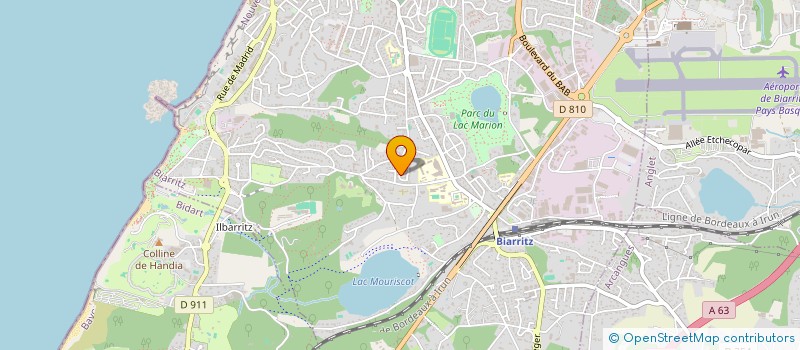 localisation de l'entreprise PODOLA à BIARRITZ