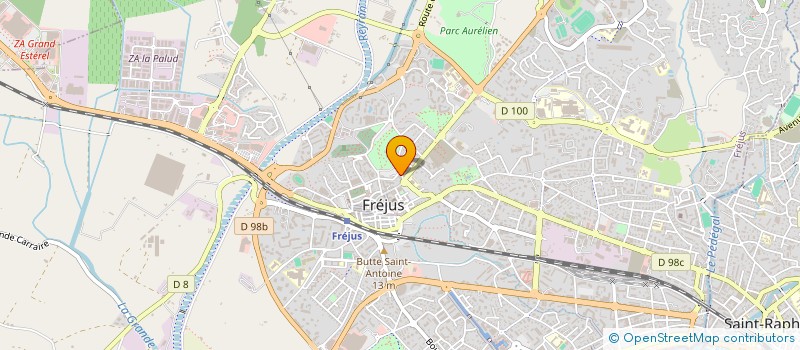 localisation de l'entreprise PODOLOGIE COEUR DE VILLE à FREJUS