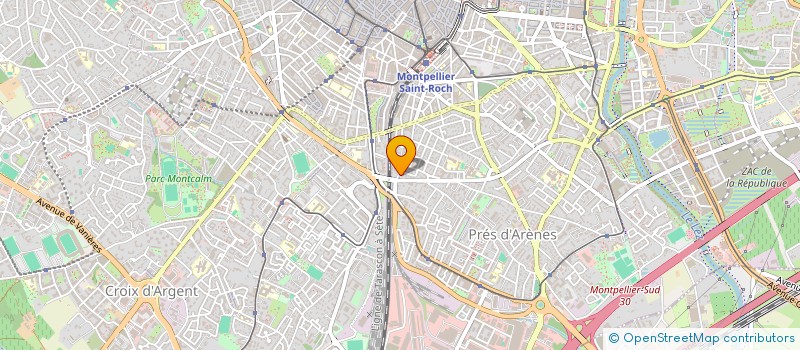 localisation de l'entreprise PODOLOGIE DEREVITSKY  MONTPELLIER