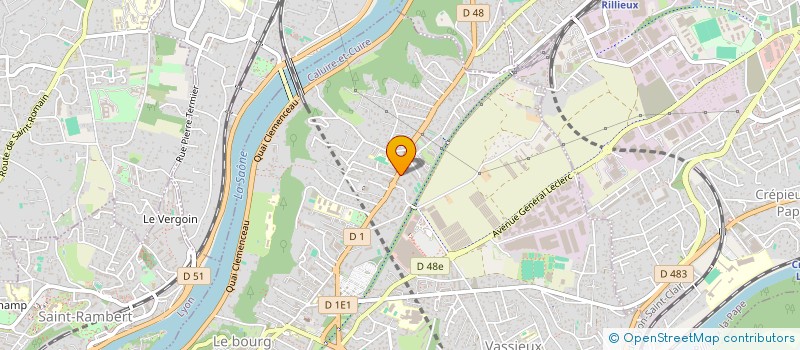 localisation de l'entreprise PODOMICO  CALUIRE-ET-CUIRE