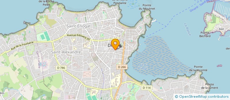 localisation de l'entreprise PODOPOSTURO  DINARD