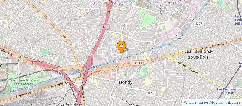 localisation de l'entreprise PODOPTION  BONDY