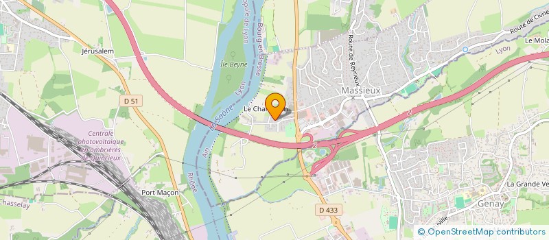 localisation de l'entreprise PODORTHO  MASSIEUX